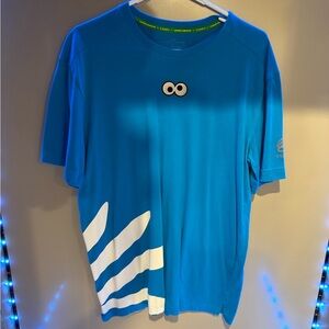 Under Armour Blue T-Shirt with Green Trim